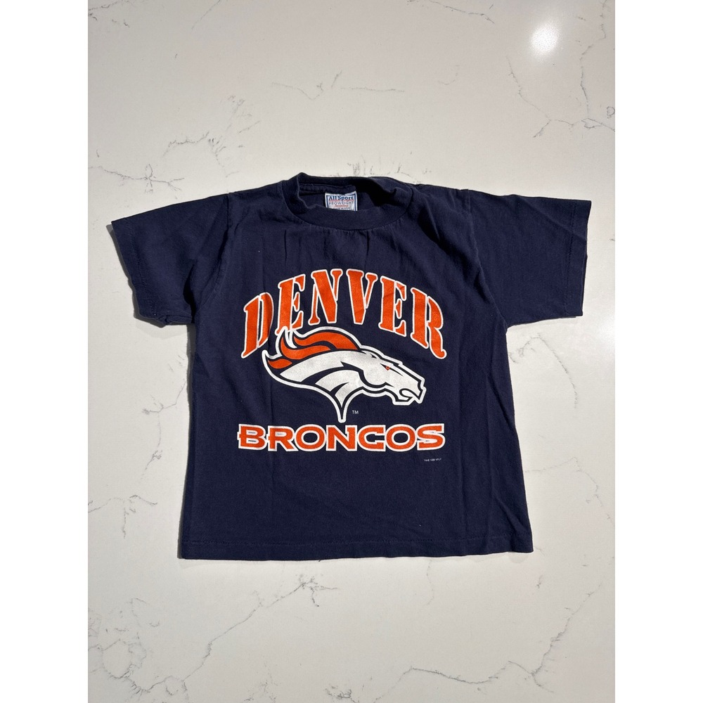 Vintage 1998 Denver Broncos Terrell Davis kids tshirt